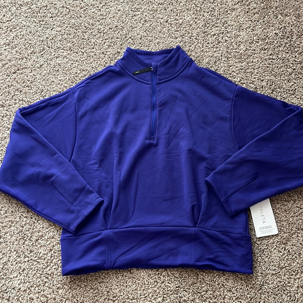 Women’s Athleta Altitude Polartec Half Zip Sweatshirt, size large